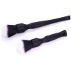 Detail Factory – TriGrip Ultra-Soft Detailing Brush Set – Scratch-Free Cleaning for Exterior, Interior Panels, Emblems, Badges, Gauges, Infotainment Screen – Black(Black)