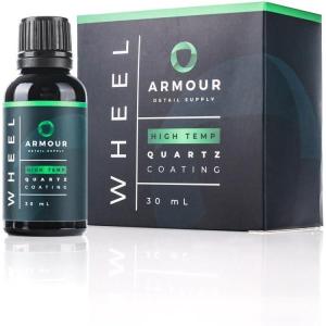 Armour Detail Supply – Wheel Coating – High-Temperature-Resistant Quartz Coating for All Wheel Types & Finishes – Easy Application; 1-Year Protection – 30 ml