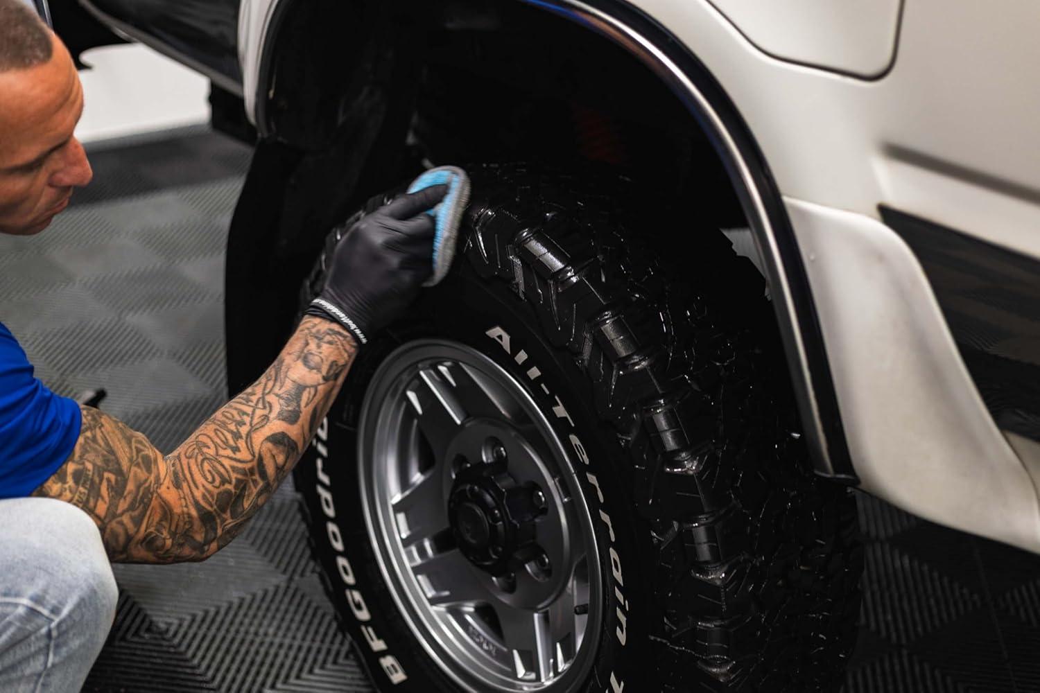 imageTropical Tread WaterBased Tire Dressing Conditions ampamp Protects Rubber to Prevent Cracking ampamp Browning Safe for Tires Trim Plastic ampamp Rubber Ready to Use 1 Quart1 Gallon