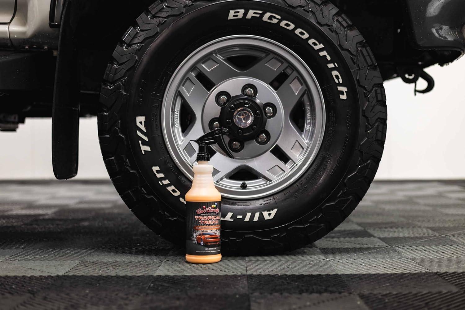 imageTropical Tread WaterBased Tire Dressing Conditions ampamp Protects Rubber to Prevent Cracking ampamp Browning Safe for Tires Trim Plastic ampamp Rubber Ready to Use 1 Quart1 Gallon