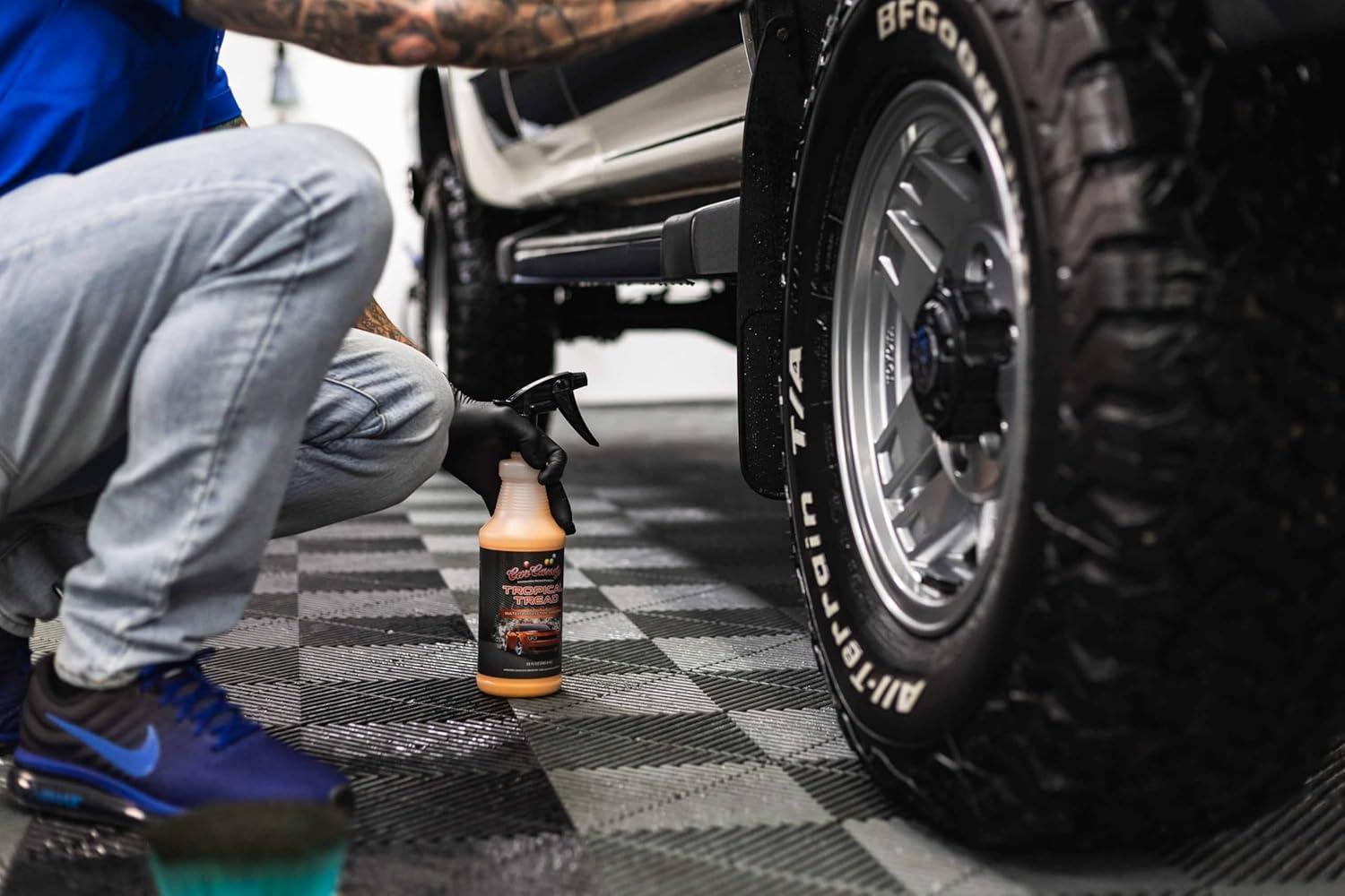 imageTropical Tread WaterBased Tire Dressing Conditions ampamp Protects Rubber to Prevent Cracking ampamp Browning Safe for Tires Trim Plastic ampamp Rubber Ready to Use 1 Quart1 Gallon