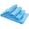 The Rag Company – Eagle Edgeless 500 (4-Pack) Professional Korean 70/30 Blend Super Plush Microfiber Detailing Towels, 500GSM, 16in x 16in, Red(Blue)