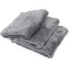 The Rag Company – Eagle Edgeless 600 (3-Pack) Professional Korean 70/30 Blend Super Plush, Microfiber Auto Detailing Towels, Buffing & Polishing, 600gsm, 16in x 16in, Dark Grey