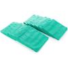 The Rag Company – The Pearl – Professional Microfiber Detailing Towel for Ceramic Coating Leveling and Sealant Removal, Safe and Scratch-Free with No Tags, 320gsm, 16in x 16in, Green -12 Pack(Green)