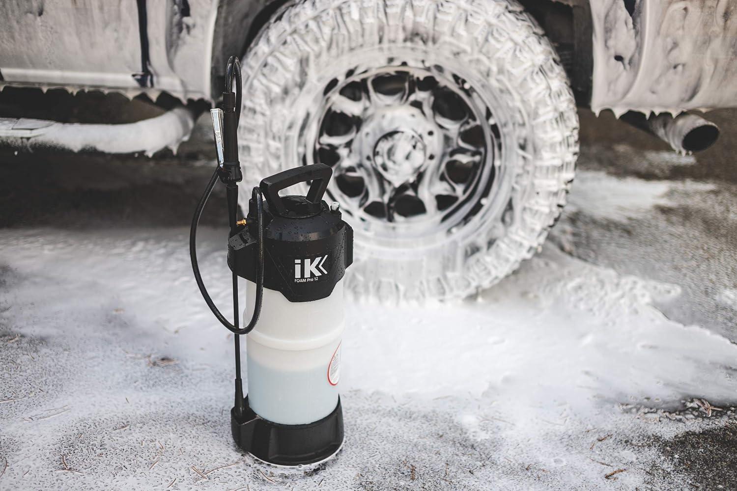 image:imageThe Rag Company Goizper Group iK Sprayers Foam Pro 12 Pump Sprayer Professional Auto Wash DryWet Foam Spray Pressure Release Safety Valve PVC Hoses 6 Liters Multicolor IKS82676RAG