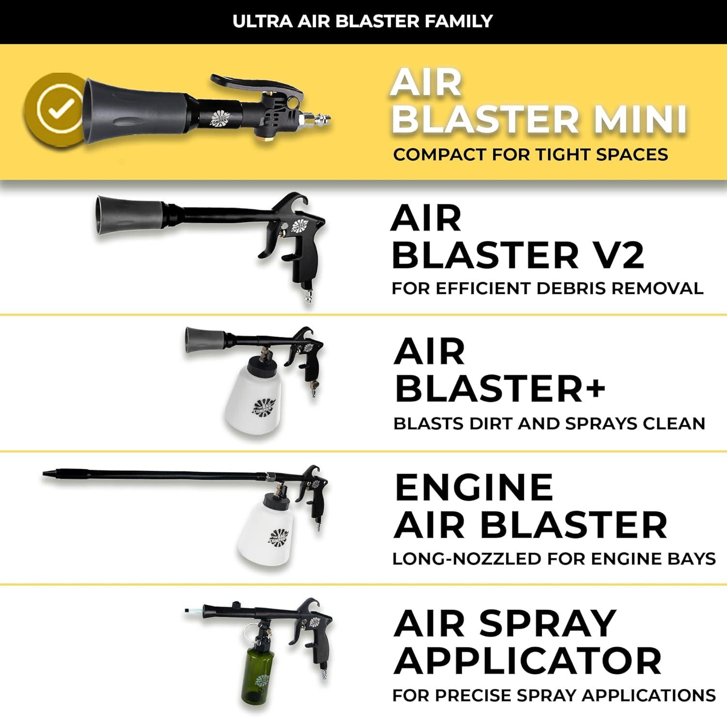 image:imageThe Rag Company Ultra Air Blaster Mini Lift and Blast Dirt and Debris Away for Interior Detailing Durable and Ergonomic Metal Design Trigger Operated
