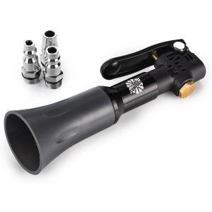 The Rag Company – Ultra Air Blaster Mini – Lift and Blast Dirt and Debris Away for Interior Detailing; Durable and Ergonomic Metal Design; Trigger Operated