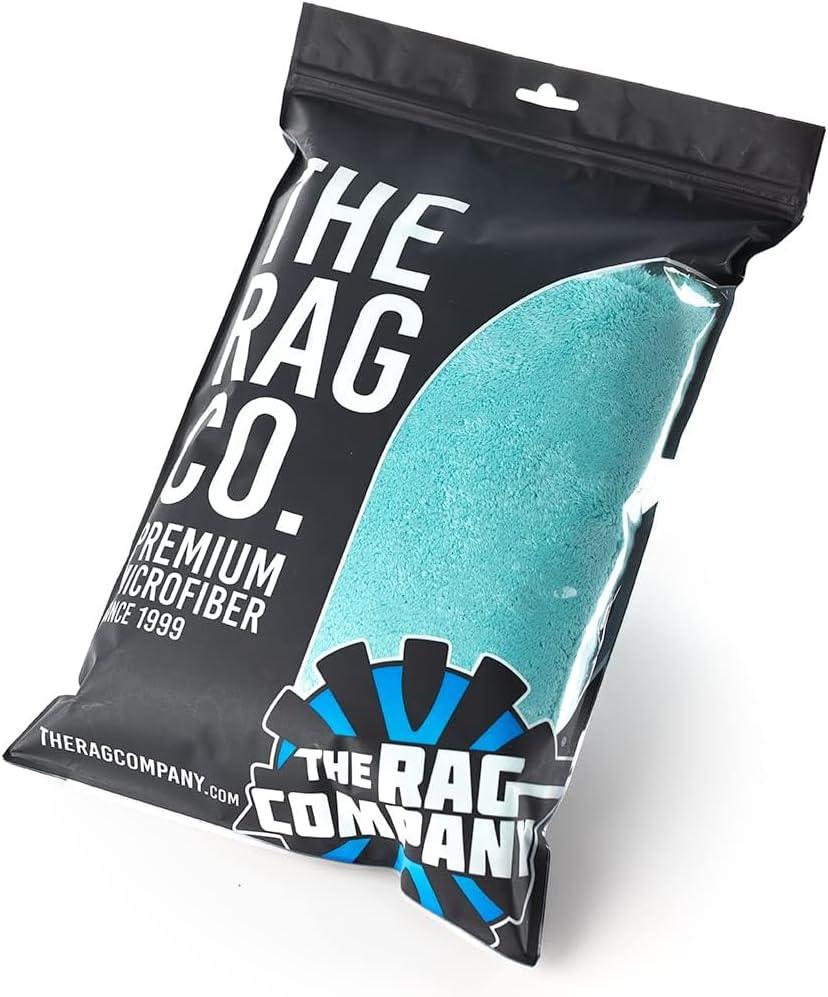 image:imageThe Rag Company Eagle Edgeless 450 6Pack Professional Korean 7030 Blend Super Plush Microfiber Detailing Buffing Polishing Drying Towels for Cars 16x16 in Teal Blue