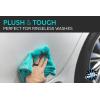 The Rag Company – Eagle Edgeless 450 (6-Pack) Professional Korean 70/30 Blend Super Plush Microfiber Detailing Buffing Polishing Drying Towels for Cars 16×16 in, Teal Blue