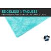 The Rag Company – Eagle Edgeless 450 (6-Pack) Professional Korean 70/30 Blend Super Plush Microfiber Detailing Buffing Polishing Drying Towels for Cars 16×16 in, Teal Blue