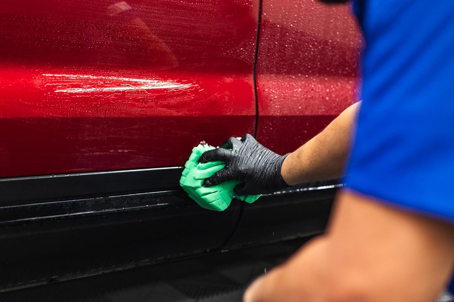 image:imageArmour Detail Supply Villain Sponge ErgonomicallyDesigned Foam Designed for Rinseless and Bucket Washes Soft Durable Foam Picks Up Dirt for A ScratchFree Finish