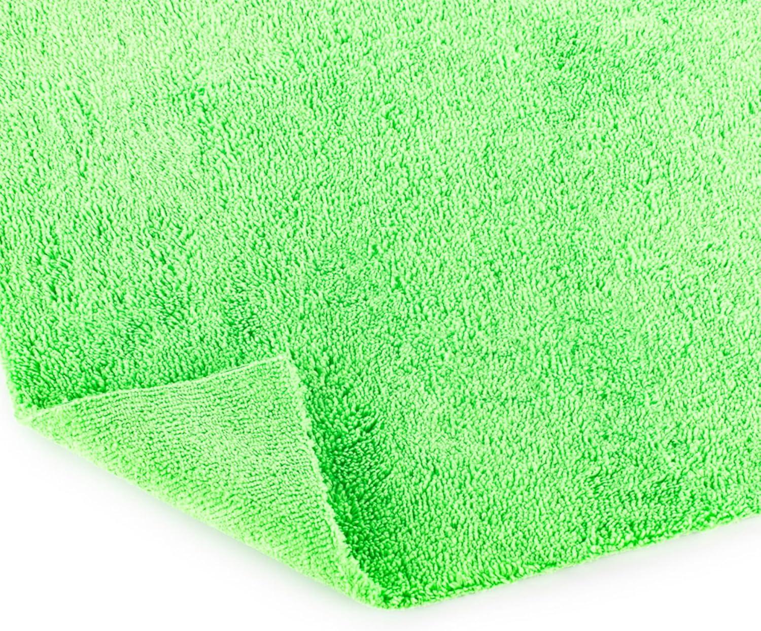 image:imageThe Rag Company The Creature Edgeless Microfiber Detailing Towels 420GSM Professional Grade AllPurpose Cloths for Wax Polish amp Sealant Removal Teal 16in x 16in 10PackLime Green