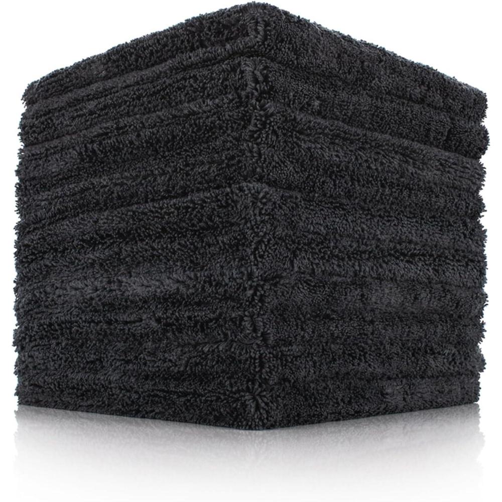 image:imageThe Rag Company The Creature Edgeless Microfiber Detailing Towels 420GSM Professional Grade AllPurpose Cloths for Wax Polish amp Sealant Removal Teal 16in x 16in 10PackBlack