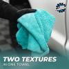 The Rag Company – The Creature Edgeless Microfiber Detailing Towels – 420GSM Professional Grade All-Purpose Cloths for Wax, Polish, & Sealant Removal, Teal, 16in x 16in (10-Pack)(Teal)