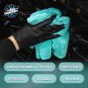 The Rag Company – The Creature Edgeless Microfiber Detailing Towels – 420GSM Professional Grade All-Purpose Cloths for Wax, Polish, & Sealant Removal, Teal, 16in x 16in (10-Pack)(Teal)