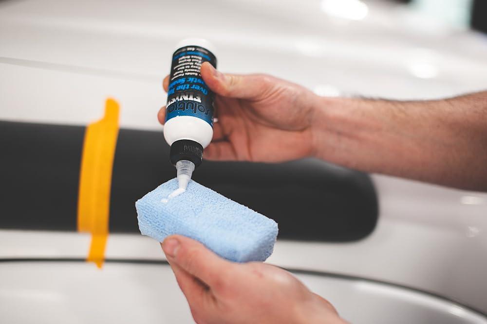 image:imageThe Rag Company Terry Sponge Applicator Pads Reusable Detailing Applicators for Interior amp Exterior Car Care Soft Washable Pads for Soaps Cleaners Sealants 8 Pack 2x4 BlueBlue Terry Weave