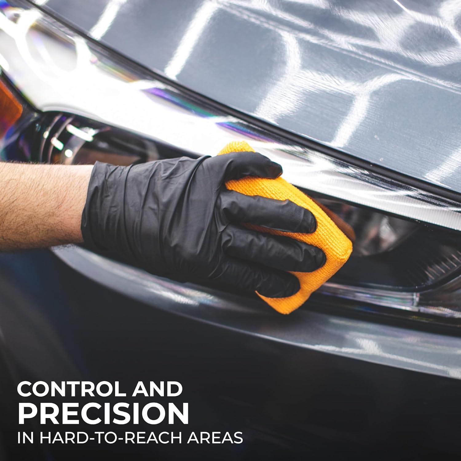 image:imageThe Rag Company Terry Sponge Applicator Pads Reusable Detailing Applicators for Interior amp Exterior Car Care Soft Washable Pads for Soaps Cleaners Sealants 8 Pack 2x4 BlueOrange Pearl Weave