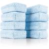The Rag Company – Terry Sponge Applicator Pads – Reusable Detailing Applicators for Interior & Exterior Car Care – Soft, Washable Pads for Soaps, Cleaners, Sealants – 8 Pack (2″x4″, Blue)(Blue Terry Weave)