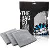 The Rag Company – Wrinkle Knit Glass Towel – Professional 500 GSM Microfiber Window Cleaning Cloths, Streak-Free Dual-Sided Design, 16in x 16in, 3-Pack (South Korea)