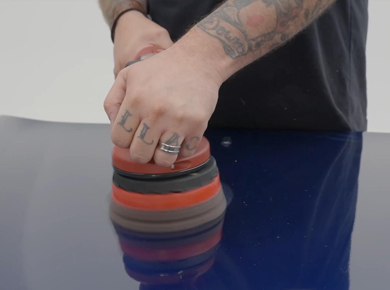 image:imageKochChemie Heavy Cut Pad V2 Abrasive Sponge for Removing Strong Weathering amp Deep Scratches Low Torsion Forces amp High Stability LongLasting Compression Hardness Contours Easily 126mm x 23mm45mm