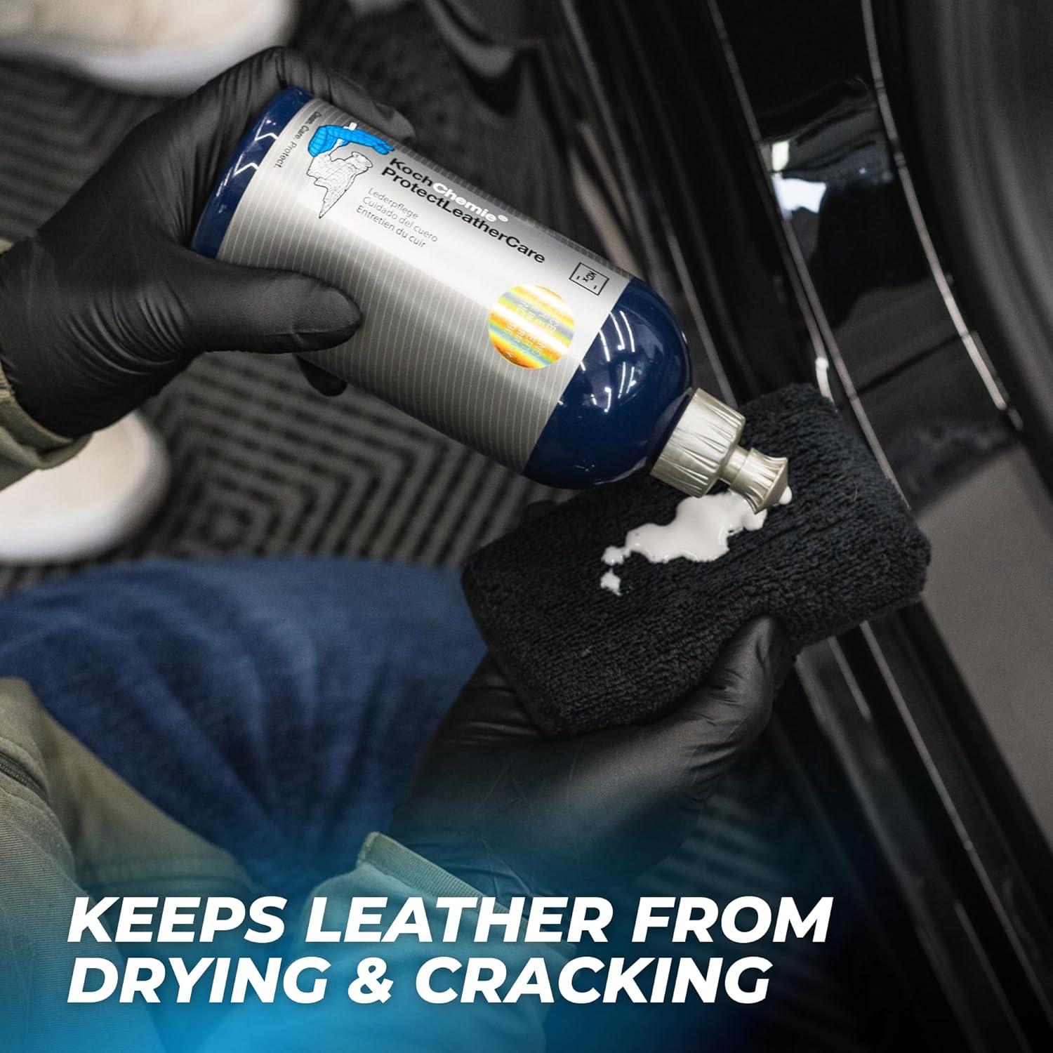 image:imageThe Rag Company Complete Leather amp Interior Car Cleaning Kit Includes Glass and Interior Cleaners Leather Care Microfiber Towels Brushes and Scrubbers Cloths Applicators 33 Item Set