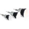Detail Factory – Dome Top Synthetic Drill Brush Set – Soft Bristle Drill Brush Attachments for Curved Surfaces & Car Detailing – 3 Pack