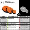 Koch-Chemie – One Cut Pad V2 – Medium Abrasive Sponge for Removing Moderate Weathering & Scratches; Long-Lasting Compression Hardness; Contours Easily (126mm x 23mm)(126mm (Pack of 2))