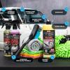 The Rag Company – Complete Car Cleaning Kit – Includes Car Wash Soap, Wheel Cleaner, Interior Car Cleaner, Wash Mitt + Pad, Drying Towel, Microfiber Towels, Wheel Brush – 10 Piece Kit
