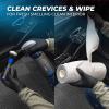 The Rag Company – Complete Leather & Interior Car Cleaning Kit – Includes Glass and Interior Cleaners, Leather Care, Microfiber Towels, Brushes and Scrubbers, Cloths, Applicators – 33 Item Set