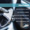 The Rag Company – Interior Scrubber – Soft Microfiber Pad Safe for All Automotive Interior Surfaces; Deep Cleaning with Scratchless and Streak-Free Finish – 4 Pk