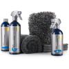 The Rag Company – Premium Car Cleaning Kit – Includes Car Wash Soap, Car Interior Cleaner, Exterior Spray, Drying Towel, Wash Mitt, Microfiber Towels – 8 Piece Kit