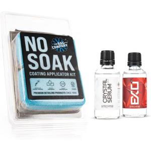 The Rag Company Gtechniq CSL Ceramic Coating & EXO 30 ml No Soak Coating Applicator Kit Bundle(50mL)