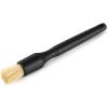Detail Factory – Crevice Mini Detailing Brush Combo Kit – One Boar’s Hair Brush + One Ultra-Soft Synthetic Brush, Heavy Cleaning Action for Small Spaces, Black + Gray (2-Pack)(Black & Gray)