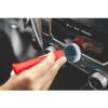 Detail Factory – Synthetic Detailing Brush Set – Long & Short Brush – Ultra-Soft Interior Car Cleaning Brushes for, Screens, Emblems, & Tight Spaces – Black(Red)