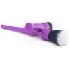 Detail Factory – Synthetic Detailing Brush Set – Long & Short Brush – Ultra-Soft Interior Car Cleaning Brushes for, Screens, Emblems, & Tight Spaces – Black(Purple)