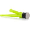 Detail Factory – Synthetic Detailing Brush Set – Long & Short Brush – Ultra-Soft Interior Car Cleaning Brushes for, Screens, Emblems, & Tight Spaces – Black(Lime Green)