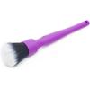 Detail Factory – Synthetic Detailing Brush Set – Long & Short Brush – Ultra-Soft Interior Car Cleaning Brushes for, Screens, Emblems, & Tight Spaces – Black(Purple)